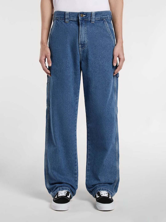 Carpenter Ανδρικό Παντελόνι Τζιν με Loose Straight Εφαρμογή Μπλε