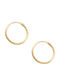 Precious Earrings Hoops Gold 14K Hp-214