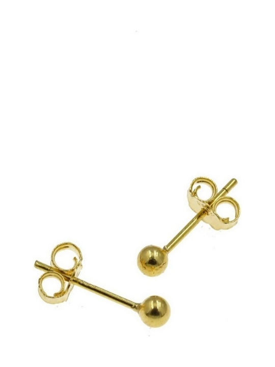 Silver Ball Earrings Silver 925 Ball Size 2 Millimeters