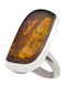 Silverline 0430394202 Damen Amber Silber Ring