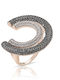 Women's Ring Sogni An078rbg Silver 925 Rose Gold Plated K18 Zircon