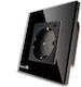 Power Socket Wi-Fi Black 1pcs