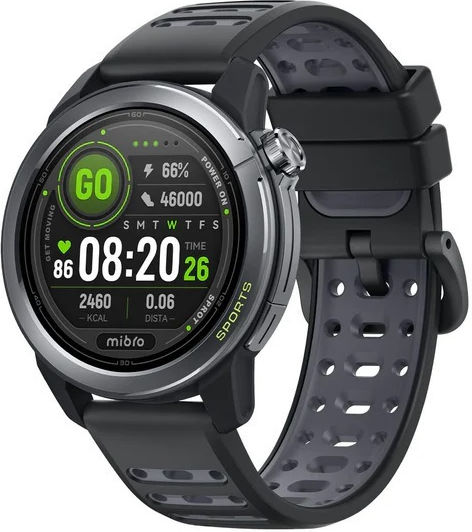 Mibro GS Active2 Смартчасовник с Пулсомер (Dark Gray)