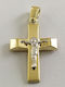 Two-Tone Cross 14 Carat 4560-1281men