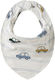 Name It Bib Fabric Graphite