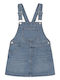 Kinder Latzrock aus Jeans Blau
