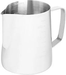 Ecg Cană Pentru Lapte Lucido Pitcher Pentru Spumare Lapte 600ml Oțel Inoxidabil