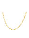 Apoline Chain Gold 5mm Αλυσίδα Λαιμού Ανοξείδωτο Ατσάλι 316l 45 Cm