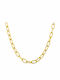 Romeo Chain Gold 7mm Neck Chain Stainless Steel 316L 50 cm