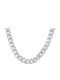 Gurmet Extra Kette Silber 9mm Αλυσίδα Λαιμού Ανοξείδωτο Ατσάλι 316l 50 Cm