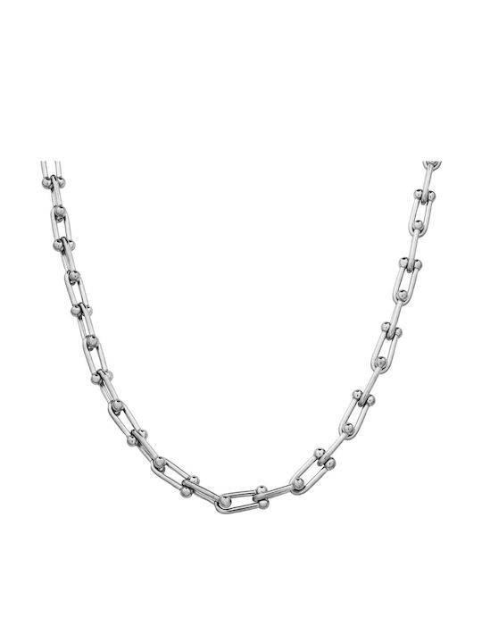 Ruin Chain Silver 6mm Neck Chain Stainless Steel 316L 50 Cm
