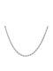 Dennis Rope Chain Silver 3mm Neck Chain Stainless Steel 316L 60 Cm