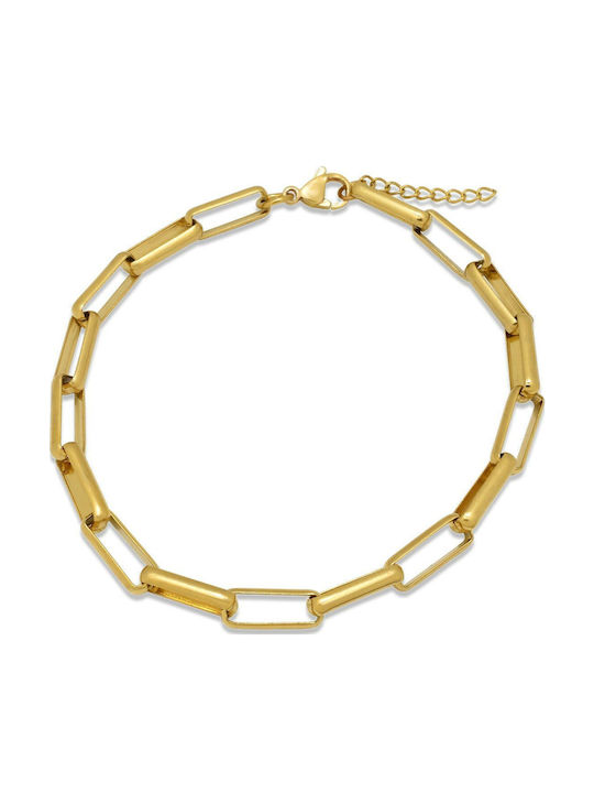 Apoline Gold Bracelet 5mm Stainless Steel 316L 16-17 cm