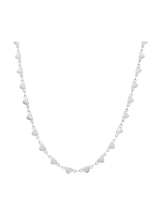 Eros Chain Silver 5mm Neck Chain Stainless Steel 316L 55 Cm