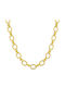 Circle Chain Златна 10мм Вериги Врат Неръждаема Стомана 316l 40 См