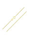 Yellow Gold Chain K14 Spiga 50 Cm Al11150001