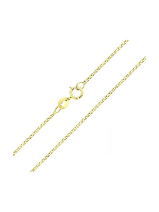 Yellow Gold K14 Thin Spiga Chain No2 50 Cm Al11150005