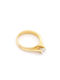 Damentrauring mit Gold Einzeln Steine Rose Gold K18 Val' Oro Code 070746