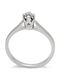Single Stone Ring White Gold 18K Brilliant Dax02168