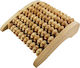 Maderotherapy Wooden Foot Massage Base 7 Rollers