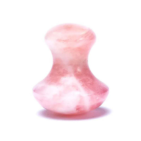 Piatră Din Quartz Roz Pentru Masaj Facial Mushroom Massager Rose Quartz