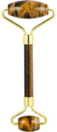 Tiger Eye Natürlicher Mineral Gesichts Massage Roller Anti-Aging Gesichtspflegegeräte