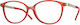 Look 3770 W7 Rame Ochelari Pătrat Roșii Tortoise Rame De Ochelari Cu Prescripție Din Titan