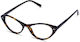 Les Pieces Uniques Francesca 01 Rame Ochelari Pentru Femei Acetat Maro Tortoise Fluture Rame De Ochelari Cu Prescripție Din Titan