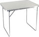 Keskor Τραπέζι Αλουμινίου για Camping Πτυσσόμενο 80x70x60cm Ασημί