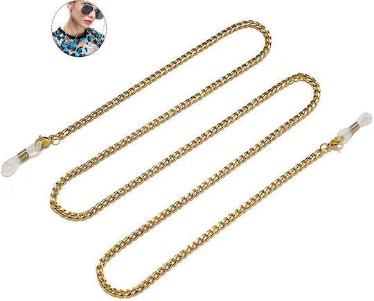 Brillenkette & Halskette Cuban Link Chain Gold