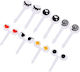 Queen Mother Forks Party White 10pcs