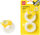 Deli Adhesive Tape Milky Base Blister 2 Pieces 18mmx18.3m Stick Up 16 P Product Sold Individually Pieces Of
