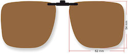 T-cook T.cook Clip On Sunglasses Brown 62x54 4282