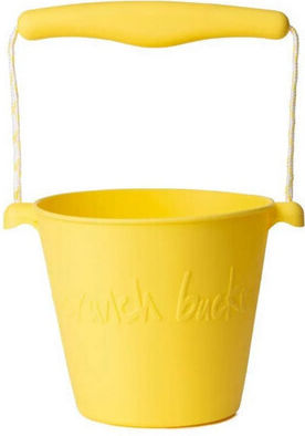 Scrunch Bucket Recyclable Silicone Pastel Yellow 110016