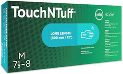 Touchntuff Disposable Gloves 100 Pieces 92-605 Green