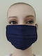 Fabric Pleated Blue Mask
