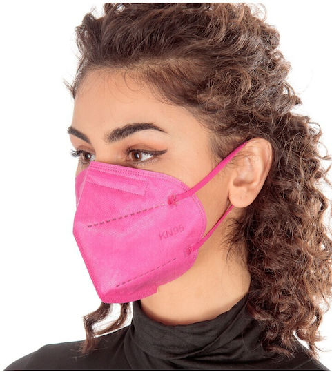 Protective Mask FFP2 Fuchsia Mask-KN95-10-(fch) 10 Pieces