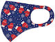 Christmas Fabric Adult Mask Christmas Red Glove...