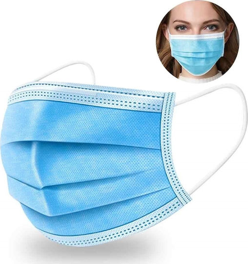 3ply Protective Masks Face Non-Reusable 200 Pieces Non-Medical OEM