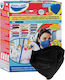 Brand Italia Airplume Protective Mask FFP2 Black 2 Pieces