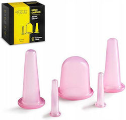 4fizjo Silicone Suction Cups Pink Set 5 Pieces
