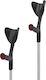 Mikirad Elbow Crutch Reinforced Stable Handle Adjustable Height Black 04/mr-bl