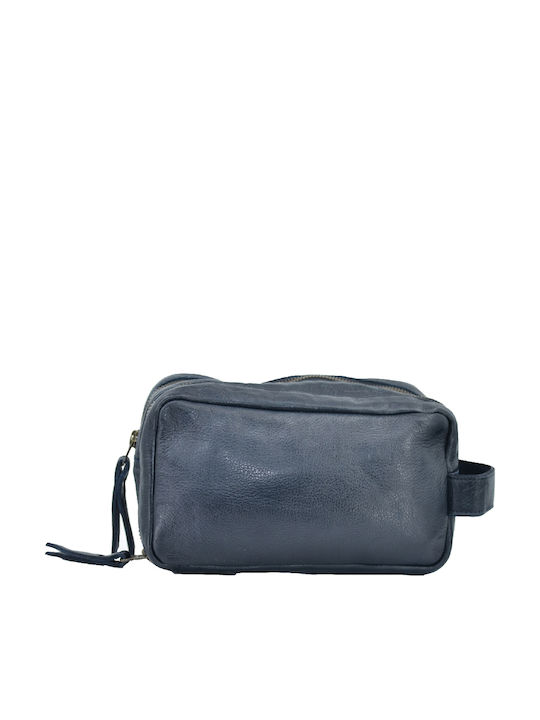 Leather 100 Leather Pouch-Necessaire Code 04-ba...
