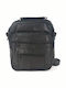 Kouros Leather Men's Shoulder Bag 57-2 Black