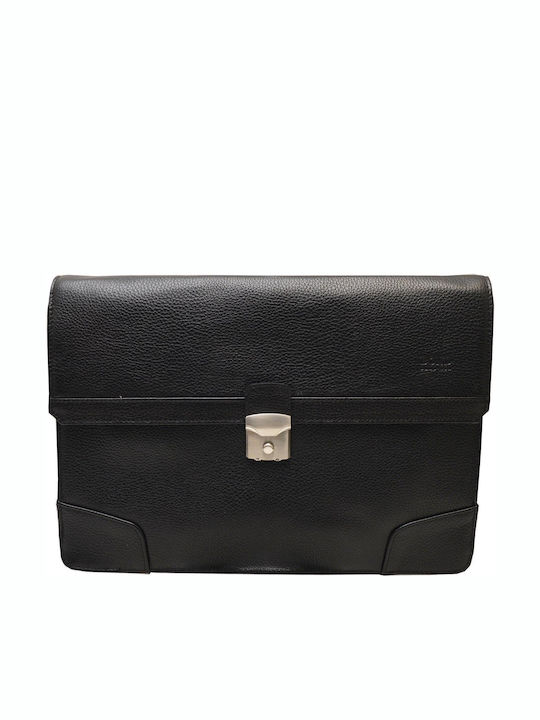 Leder 100 Damen Tasche Kodex 05-bag-1017-281 Schwarz