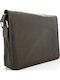 Leder Tasche für Herren Kion 588 Dunkelbraun