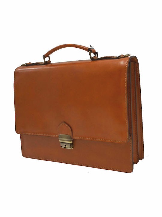 Επαγγελματικη Δερματινη Τσαντα Mybag 7035 Camel...