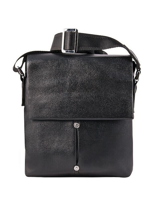 Geantă Bărbătească Neagră de Umăr Tip Crossbody 17061-01 V-store