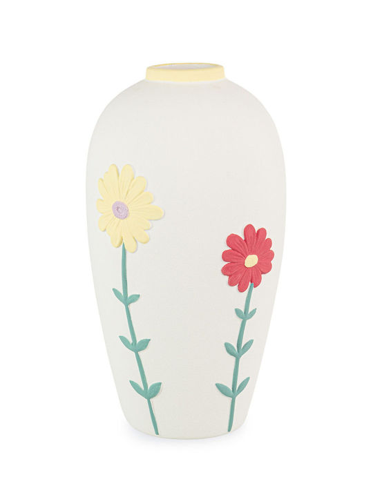 Bizzotto Decorative Vase White