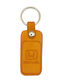 Leather Tabac Brown Honda Keychain 6087-k